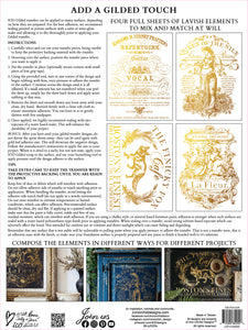 Curated Signage Gold Foil Transfer_IOD_Iron Orchid Designs