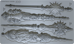 IOD Christmas Tapers Holiday Taper Mould Iron Orchid Designs