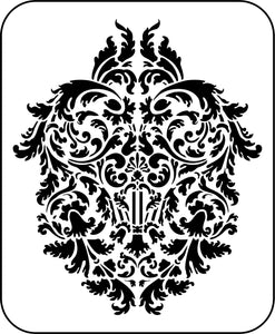 JRV Musical Damask Stencil Designed By Vintage Retail Therapy by Mara