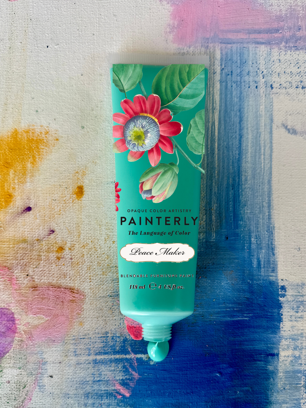 DIY Painterly Paint Peace Maker by Debi's Design Diary