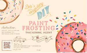 DIY Paint Frosting Paint Thickener