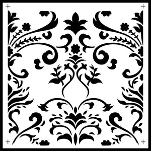 Damask Tile | JRV Stencils