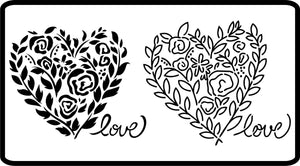 Two Hearts Set | JRV Stencils