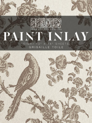 Grisaille Toile IOD Paint Inlay Iron Orchid Designs