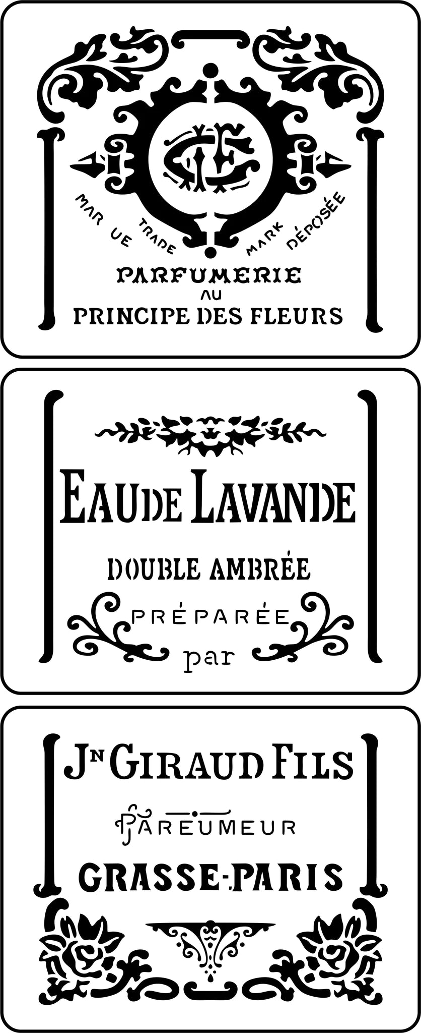 Parfumerie Stencil