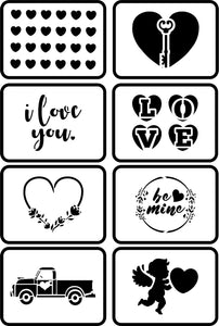 Valentine's Minis | JRV Stencils